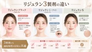 リジュラン3製剤の違い比較ガイド